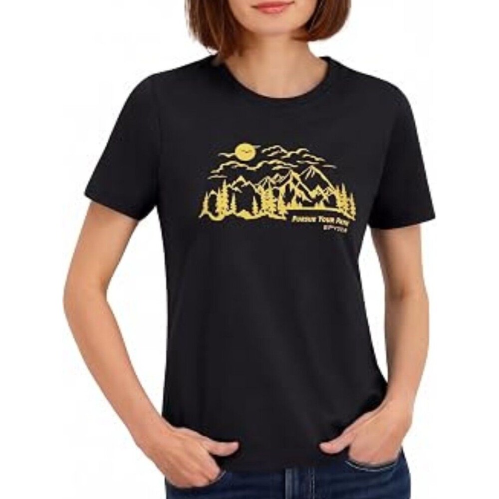 Spyder Women's Pursue Your Path Graphic Short Sleeve Tee T-Shirt XL